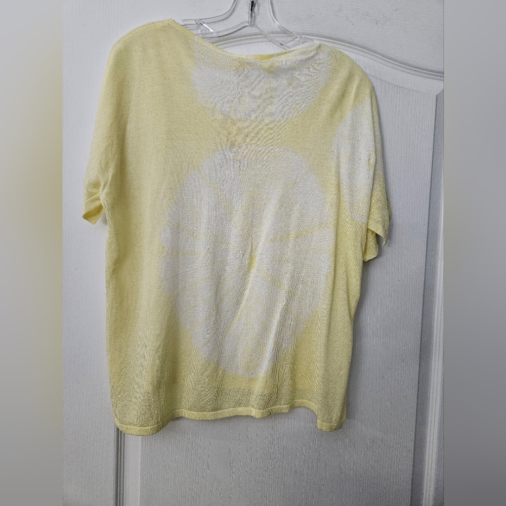 Mystree Yellow Tie-Dye Women's Top S NWT - Picture 4 of 5